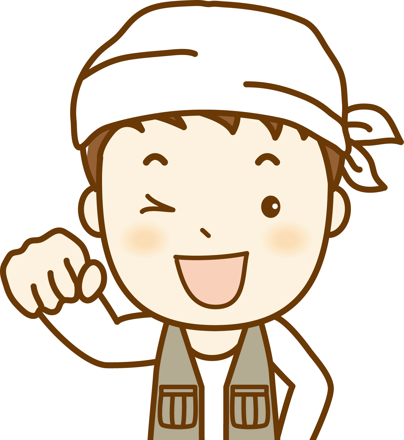 社長の人柄と抜群の人間関係のイラスト
